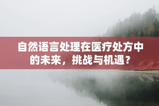 自然语言处理在医疗处方中的未来，挑战与机遇？