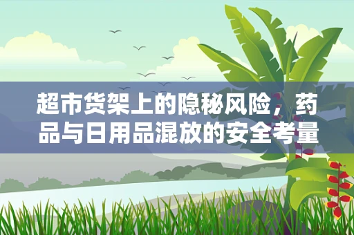 超市货架上的隐秘风险，药品与日用品混放的安全考量