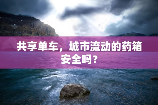 共享单车，城市流动的药箱安全吗？